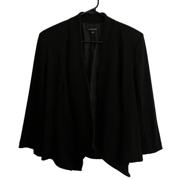 Notations Open Front Black Blazer Size Small - Picture 1 of 4